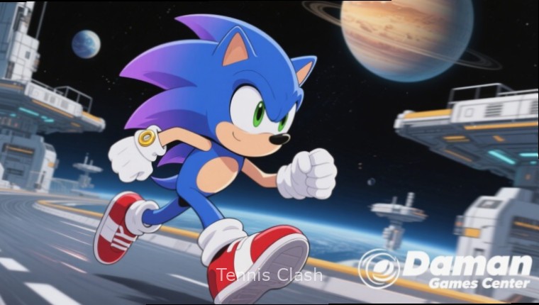 Tennis Clash - Various Court Surfaces Tennis Clash gameplay showing different court surfaces